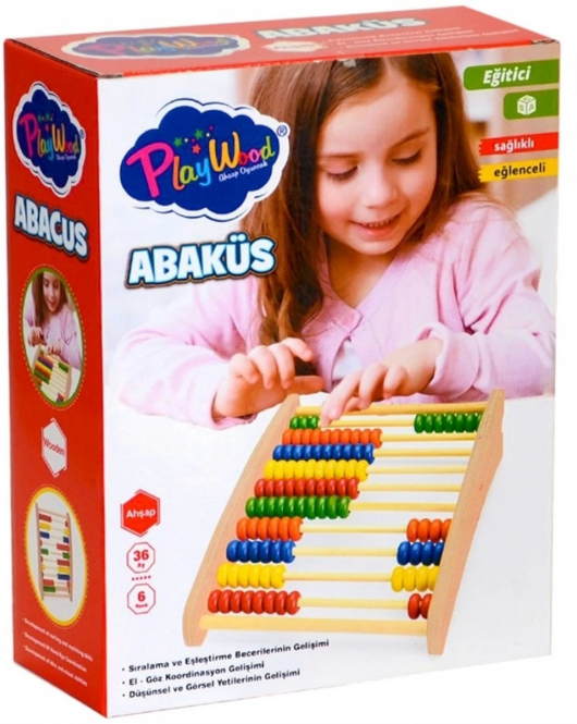Playwood Kutuda Ahşap Abaküs 377