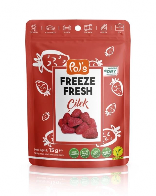Pol’s Freeze Fresh Çilek 15 Gr