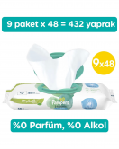 Prima Aqua Pure Islak Havlu Mendil 9lu 432 Yaprak