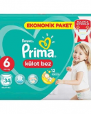 Prima Külot Bebek Bezi Eko Paket 6 Beden 34 Adet