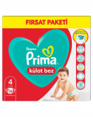 Prima Külot Bebek Bezi Fırsat Paketi 4 Beden 62 Adet