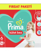 Prima Külot Bebek Bezi Fırsat Paketi 6 Beden 52 Adet