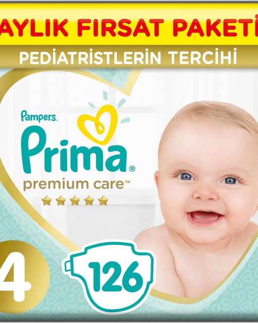Prima Premium Care Aylık Fırsat Paketi 4 Beden 126 Adet