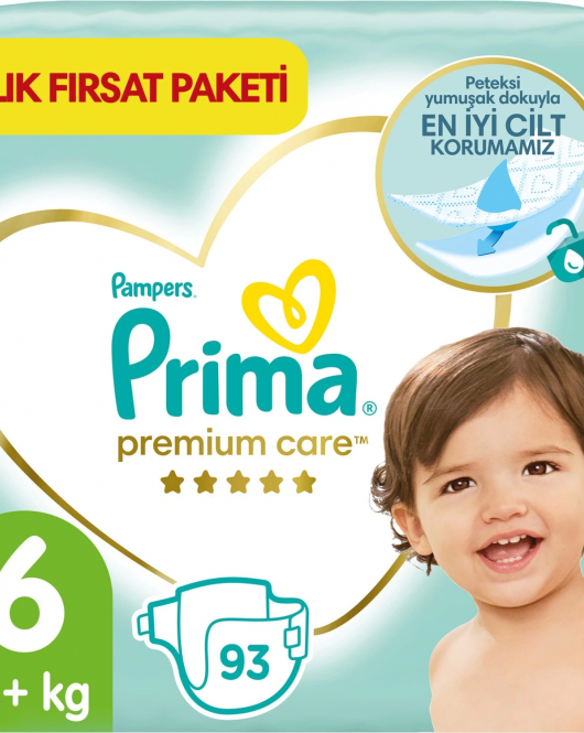 Prima Premium Care Aylık Fırsat Paketi 6 Beden 93 Adet