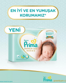 Prima Premium Care Bebek Bezi Eko Paket 1 Beden 70 Adet