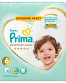 Prima Premium Care Bebek Bezi Eko Paket 6 Beden 35 Adet
