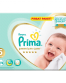 Prima Premium Care Bebek Bezi Fırsat Paketi 5 Beden 74 Adet
