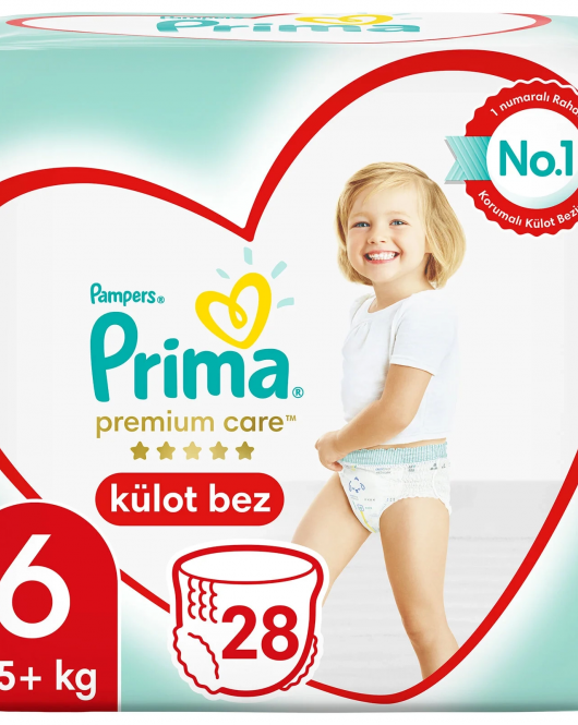 Prima Premium Care Külot Bebek Bezi 6 Beden 28 Adet