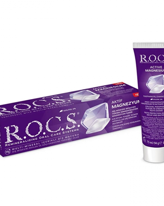 R.O.C.S.Aktif Magnezyum İçerikli Diş Macunu 75ml