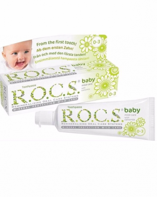 R.O.C.S.Baby Diş Macunu 0-3 Yaş 35 ml Papatya