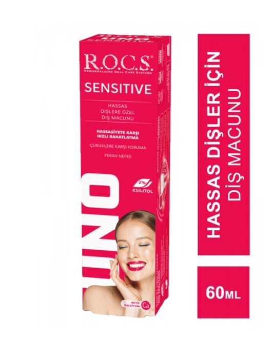 R.O.C.S.Uno Sensitive Hassas Dişlere Özel Diş Macunu 60 ml
