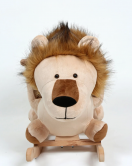 Safeline Bebe Peluş Ahşap Sallanır Oyuncak Aslan
