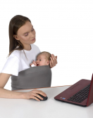 Sevi Bebe Anne Sıcaklığı Sling Art-573 Gri