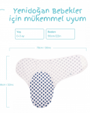 Sevi Bebe İnterlok Bebe Kundak ART-118 Mavi Çizgili