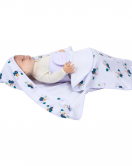 Sevi Bebe İnterlok Bel Koruyuculu Kundak Art-558 Arabalı Ayı