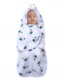 Sevi Bebe İnterlok Bel Koruyuculu Kundak Art-558 Arabalı Ayı