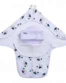 Sevi Bebe İnterlok Bel Koruyuculu Kundak Art-558 Arabalı Ayı