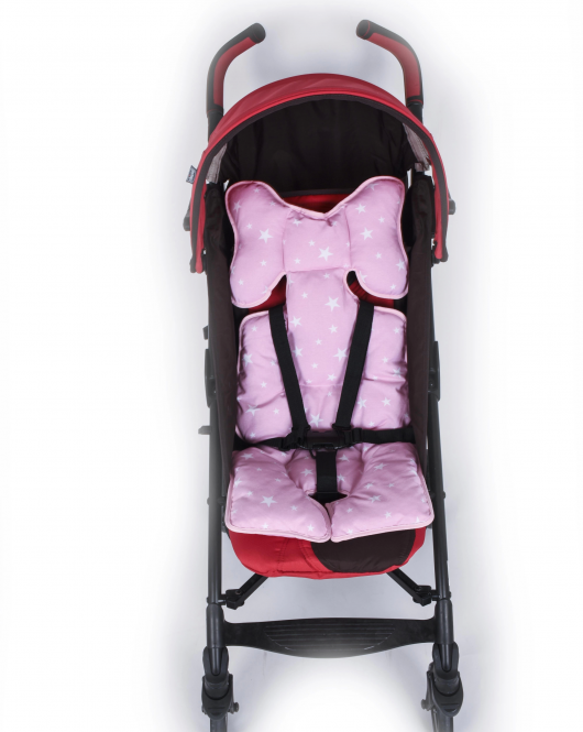 Sevi Bebe Puset ve Oto Koltuğu Minderi ART-8376 Pembe Yıldız