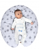 Sevi Bebe Yastıklı Anne Bebek Emzirme Minderi Art-579 Uç Uç Desen