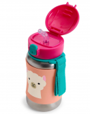 Skip Hop Zoo Pipetli Paslanmaz Çelik Suluk 350 ml Lama