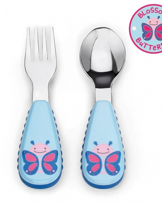 Skip Hop Zoo Çatal Kaşık Seti Kelebek