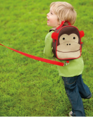 Skip Hop Zoo Emniyet Kemerli Sırt Çantası Maymun