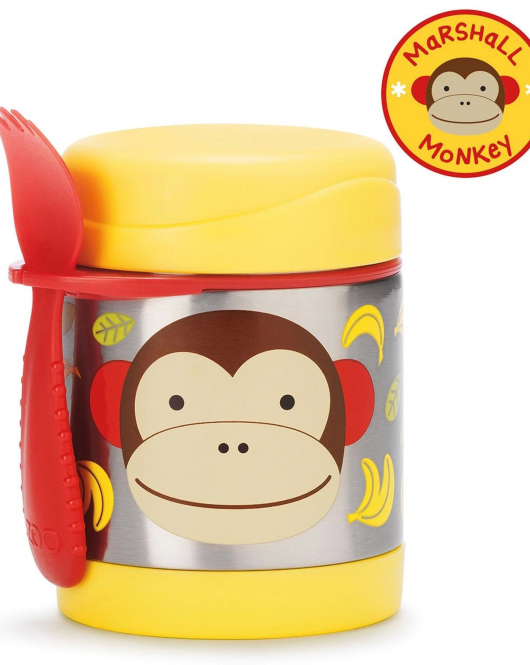 Skip Hop Zoo Paslanmaz Çelik Termos 325 ml Maymun
