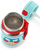 Skip Hop Zoo Pipetli Paslanmaz Çelik Suluk 350 ml Baykuş