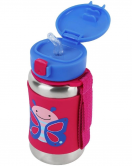 Skip Hop Zoo Pipetli Paslanmaz Çelik Suluk 350 ml Kelebek