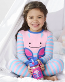Skip Hop Zoo Pipetli Paslanmaz Çelik Suluk 350 ml Kelebek