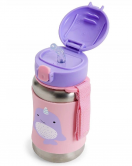 Skip Hop Zoo Pipetli Paslanmaz Çelik Suluk 350 Ml Narwhal