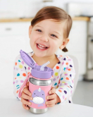 Skip Hop Zoo Pipetli Paslanmaz Çelik Suluk 350 Ml Narwhal