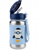Skip Hop Zoo Pipetli Paslanmaz Çelik Suluk 350 Ml Roket