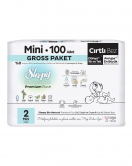 Sleepy Bio Natural Bebek Bezi Gross Paket 2 Beden 3-6 Kg 100 Adet