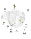Sleepy Bio Natural Bebek Bezi Gross Paket 3 Beden 4-9 Kg 100 Adet