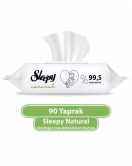 Sleepy Natural Yenidoğan Islak Bebek Bakım Havlusu 90 Adet