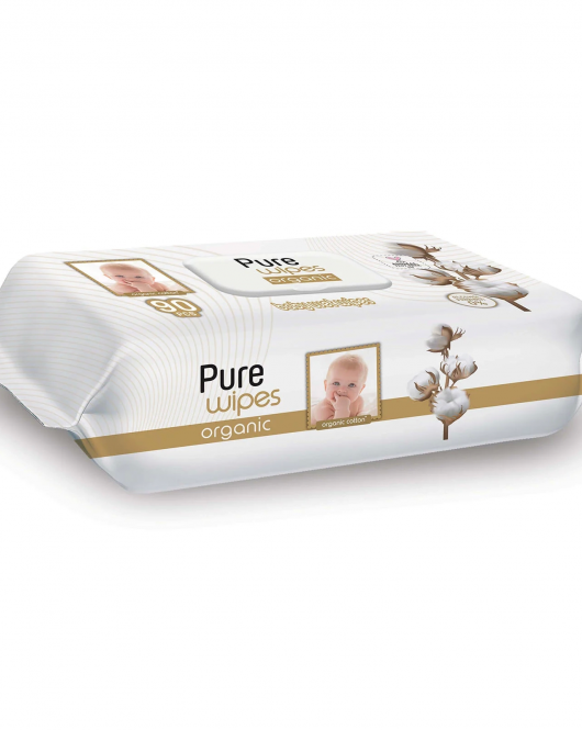 Sleepy Pure Baby Organic Pamuk Islak Mendil 90 Adet