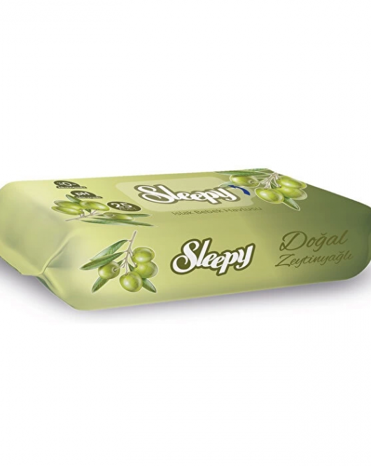 Sleepy Zeytinyağlı Islak Havlu Mendil 25 Yaprak