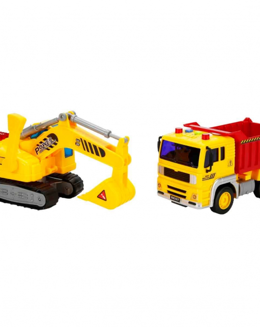 Sunman 1:20 Maxx Wheels Sesli Ve Işıklı İnşaat Oyun Seti