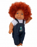 Sunman Kıvırcık Saçlı Curly Bebek 35 Cm
