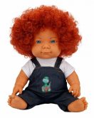 Sunman Kıvırcık Saçlı Curly Bebek 35 Cm