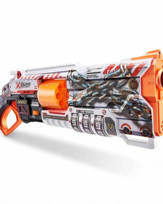 Sunman X-shot Skins Lock Blaster 16 Mermili Sünger Dart Atan Silah S00036606