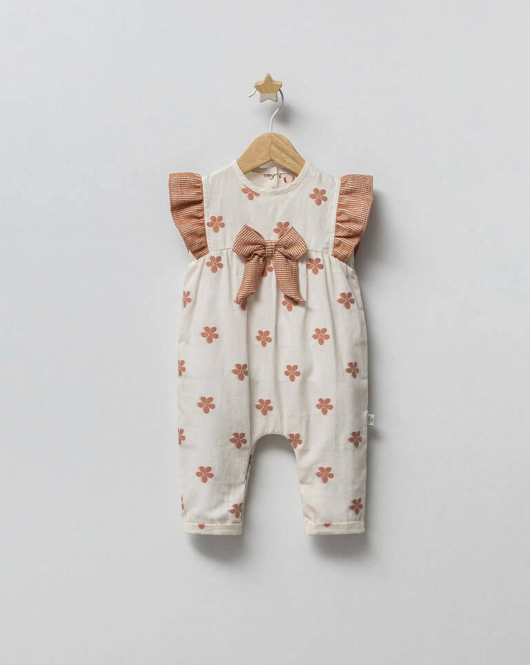 Tongs Baby Papatya Müslin Bebek Tulum 5221 Oranj