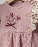 Tongs Baby Vintage Rose Zıbın Takım 5169 Gül Kurusu
