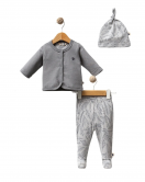 Tost Tale Little Frog 5 Parça Hastane Çıkışı Grey