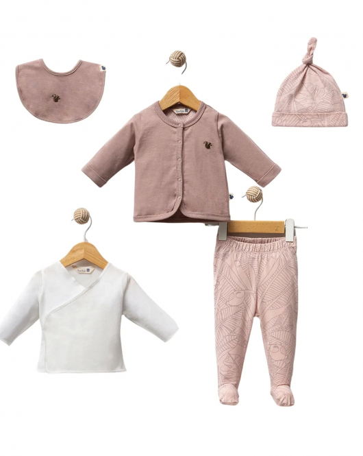 Tost Tale Tropical Cutie 5 Parça Hastane Çıkışı Pink