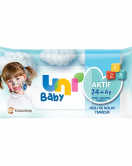 Uni Baby Aktif Islak Cep Mendili 3lü 45 Yaprak