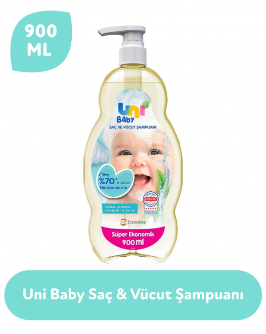 Uni Baby Bebek Şampuanı 900ml