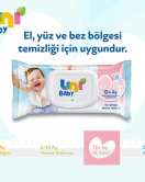 Uni Baby İlk Adım Islak Havlu Mendil 52 Yaprak