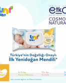 Uni Baby Yenidoğan Islak Havlu Mendil 3Lü 120 Yaprak